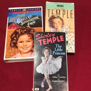 ❣️3 VHS SHIRLEY TEMPLE CLASSICS ❣️
